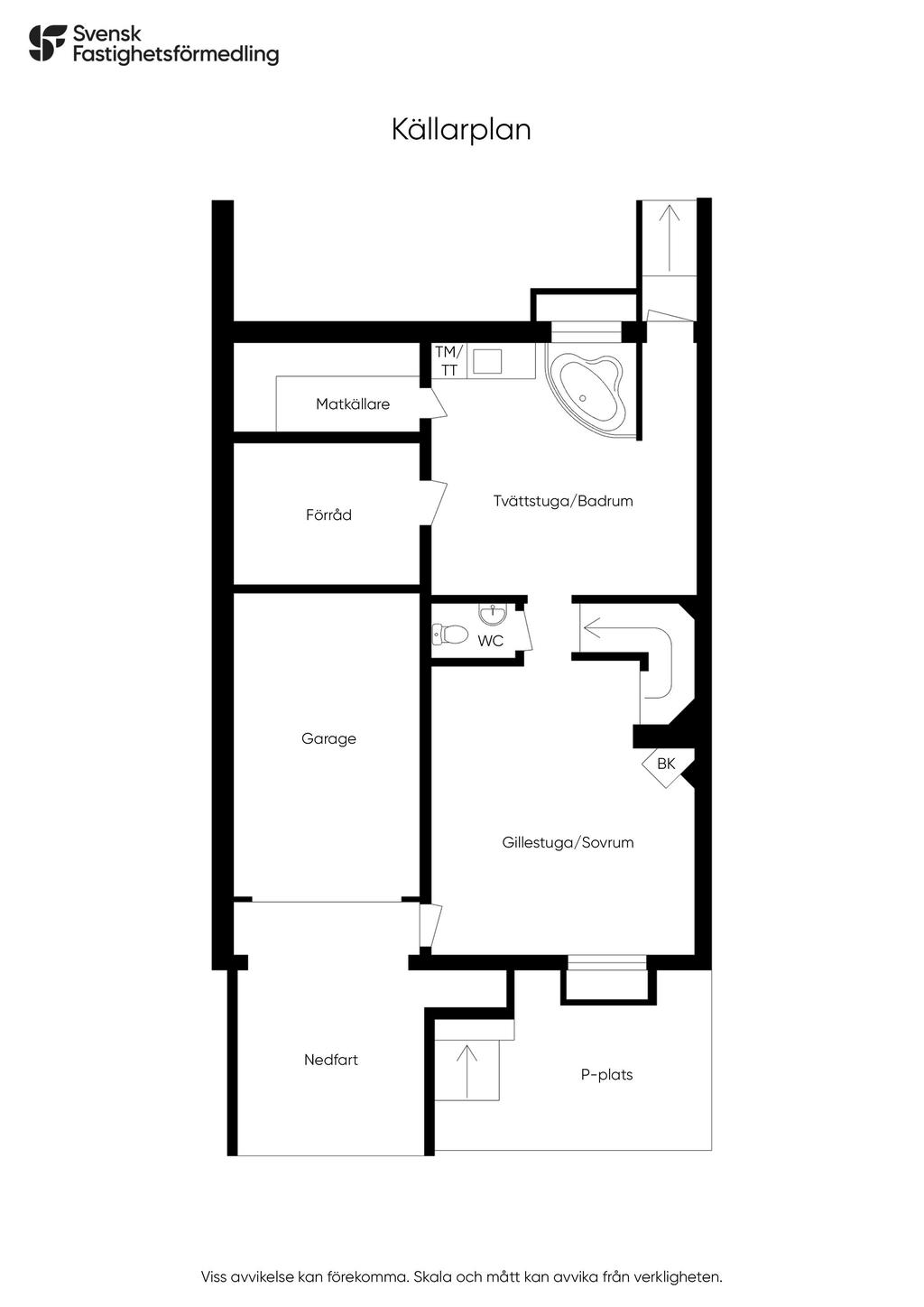 Planlösning källare