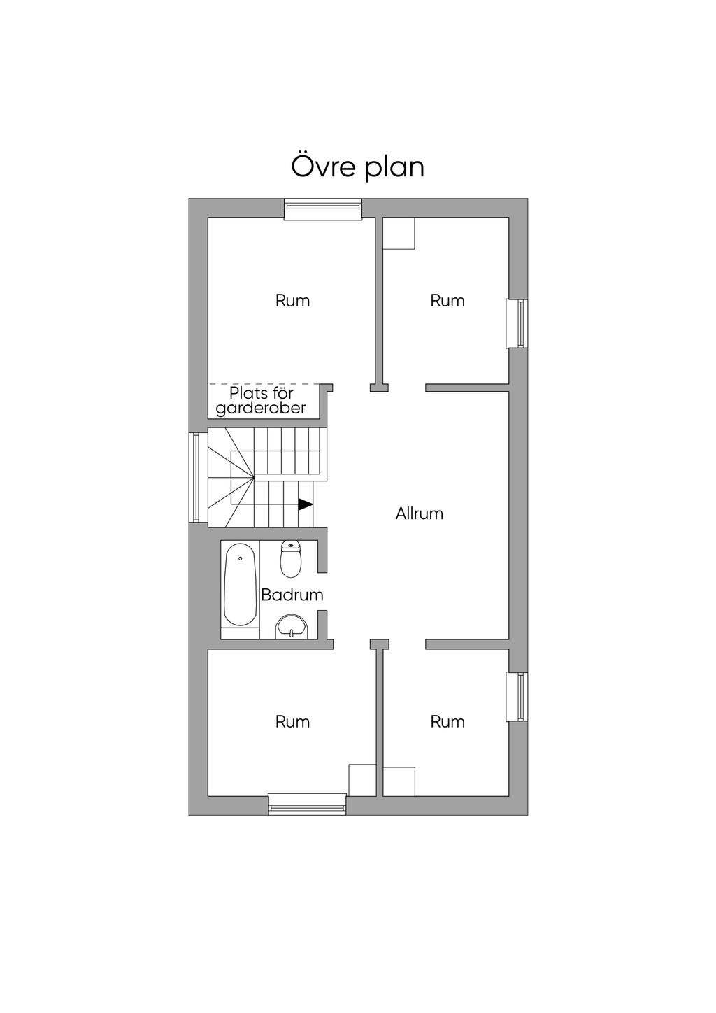 Övre plan 2D