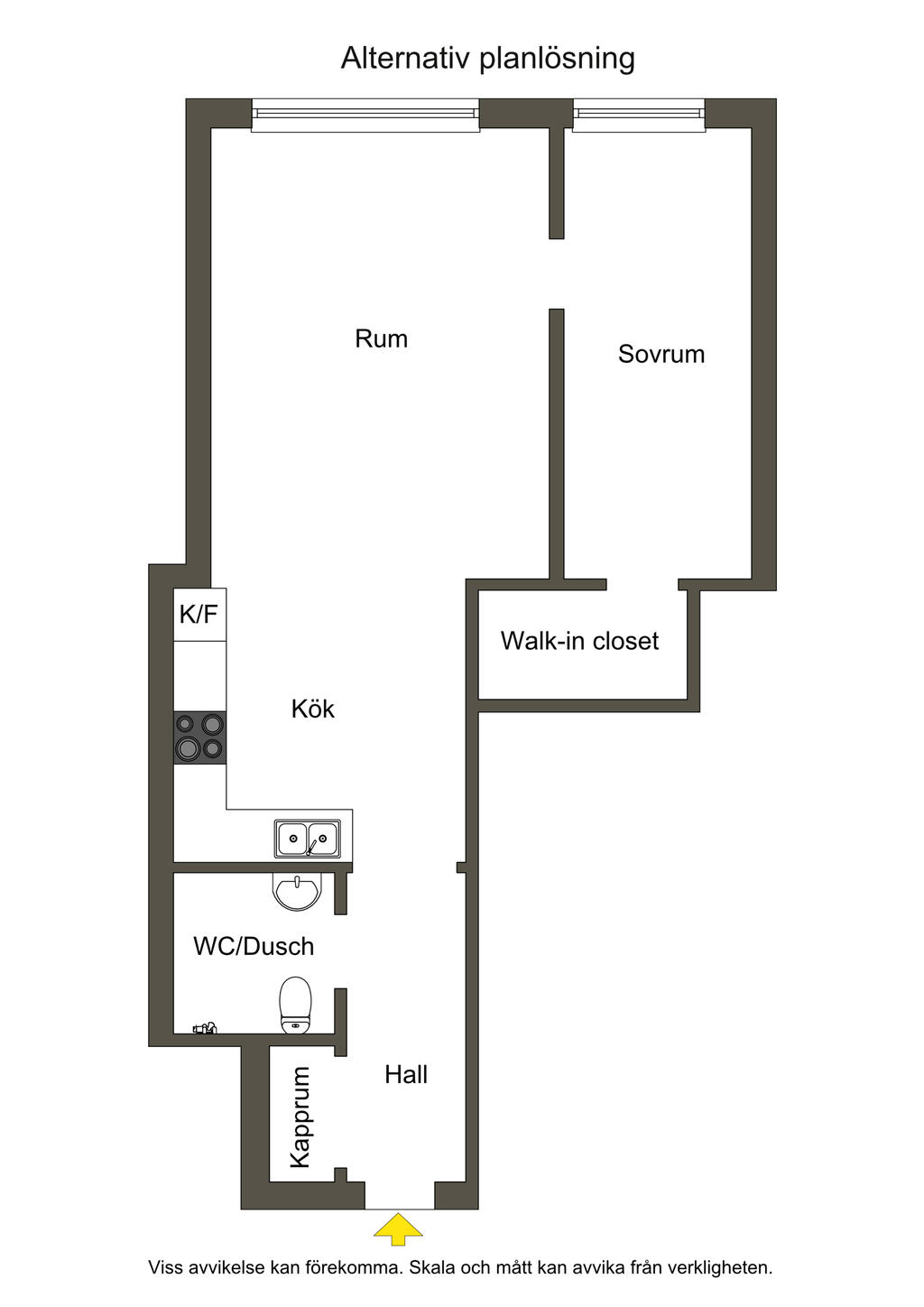 Alternativ planlösning
