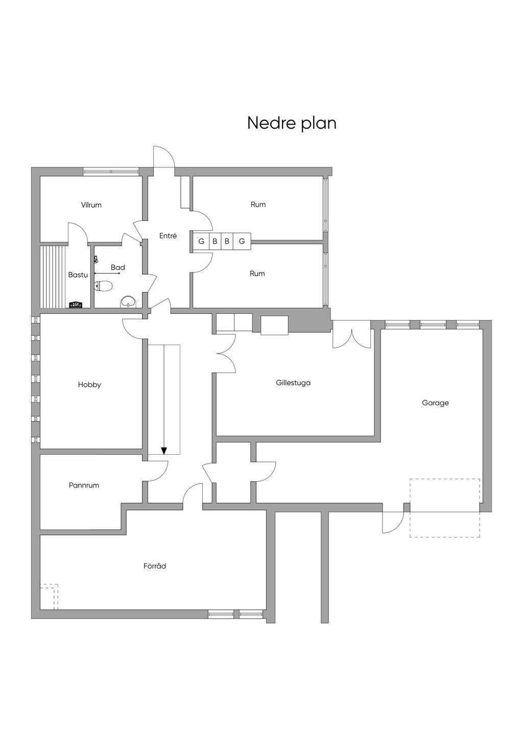 Nedre plan