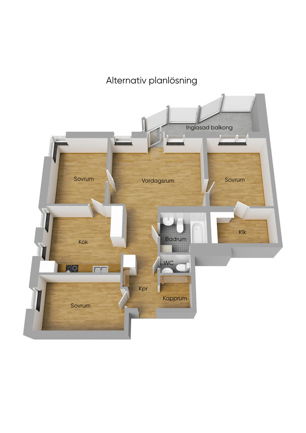 Alternativ planlösning