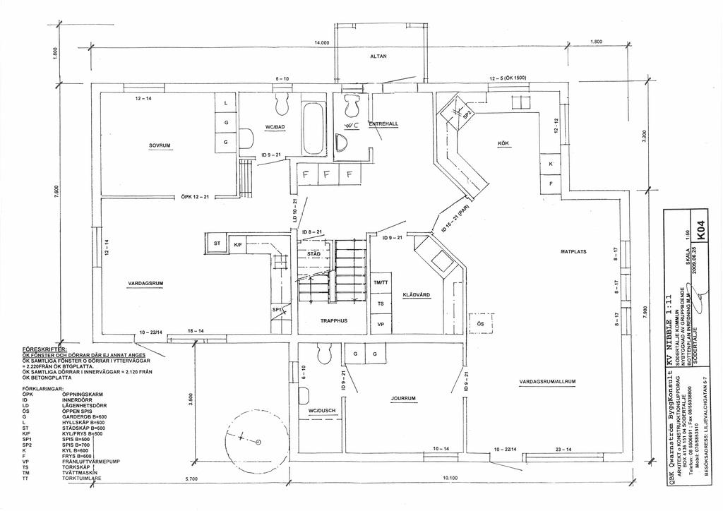 Planlösning entréplan
