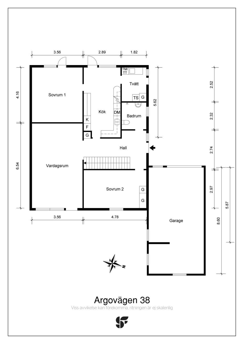 Planritning entréplan