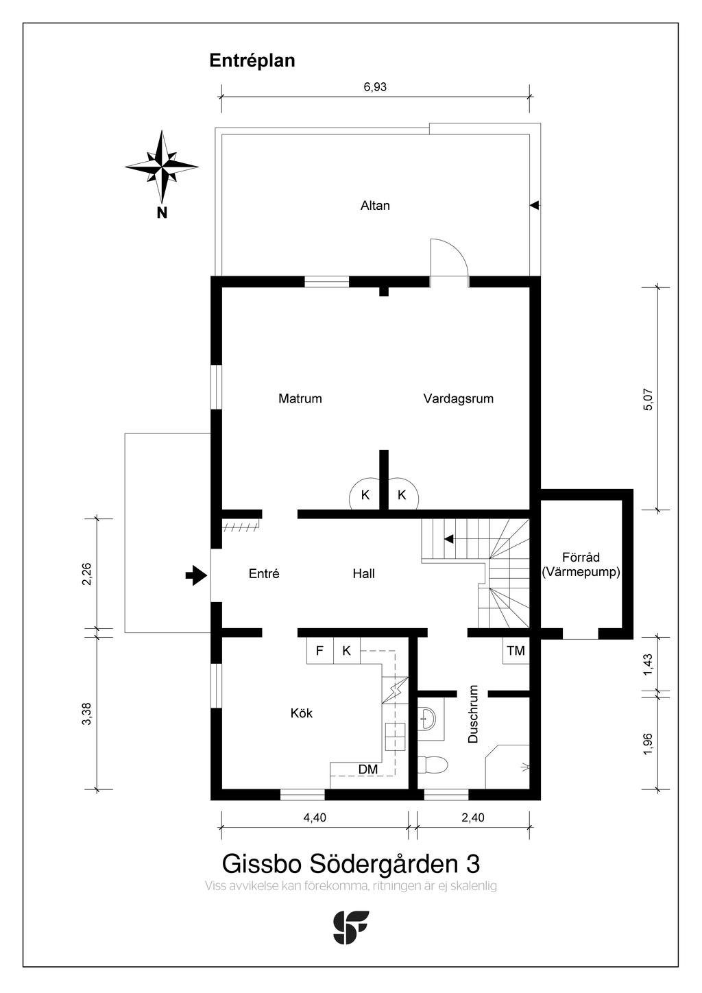 Planritning entréplan