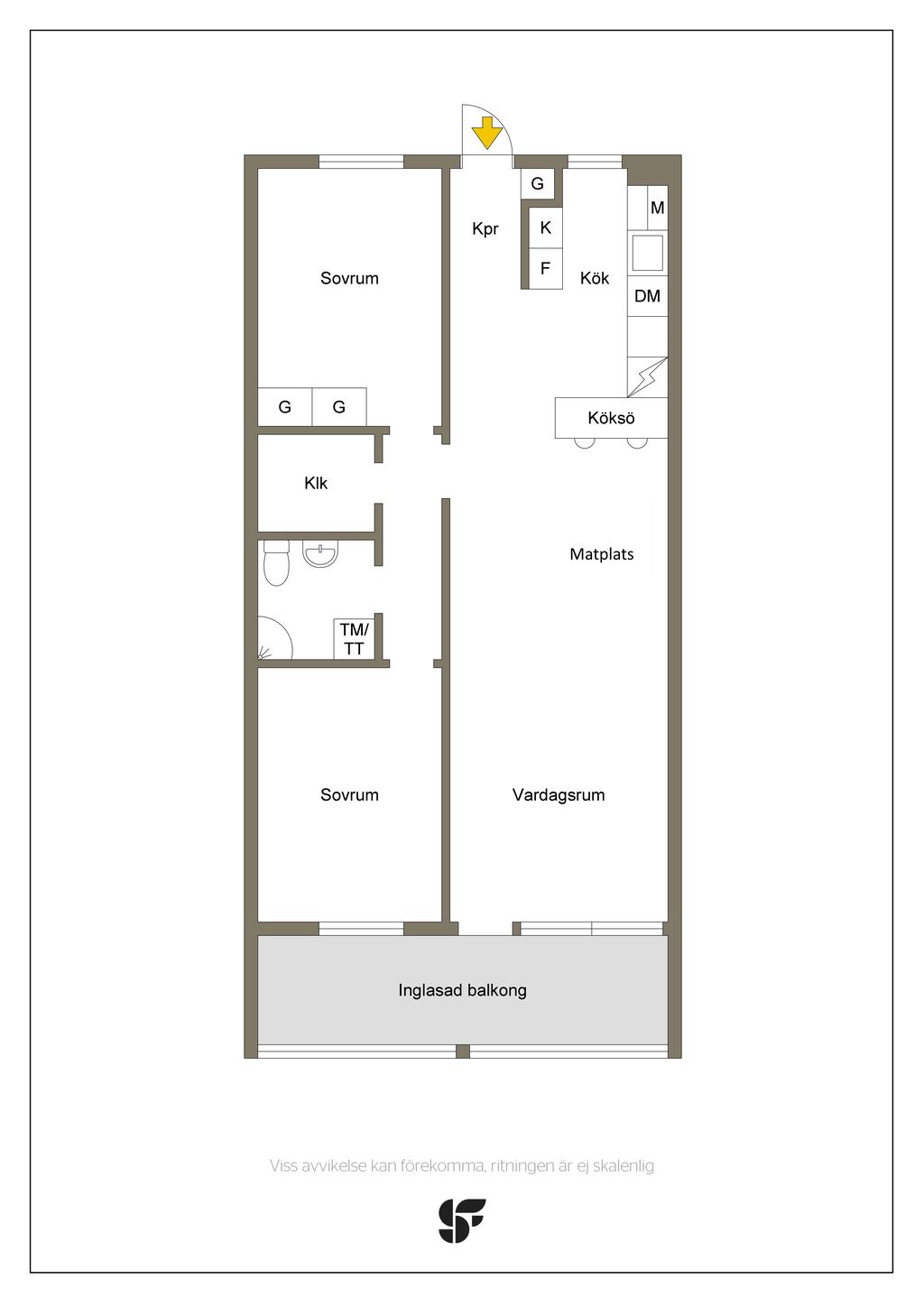 Planritning - Lomvägen 621
