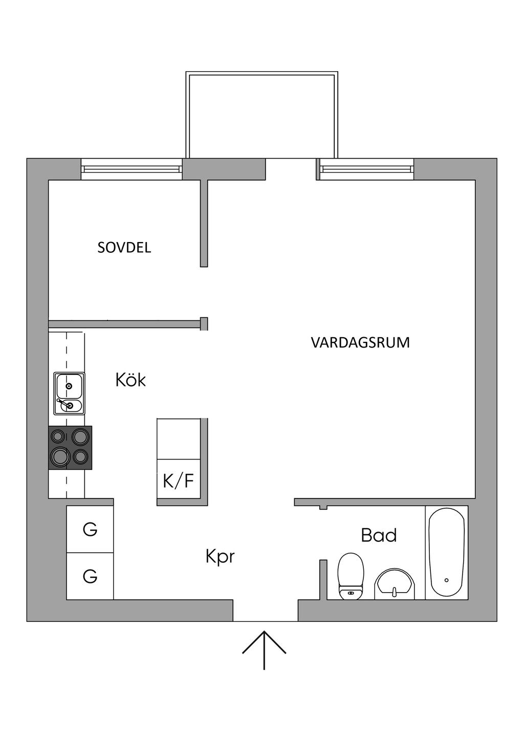 Alternativ planlösning