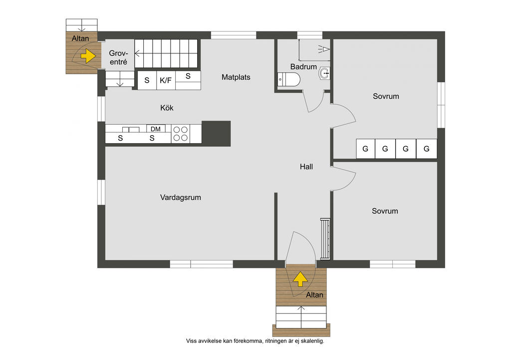 Planlösning entréplan