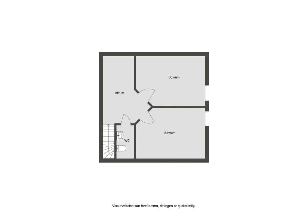 Planlösning övre plan