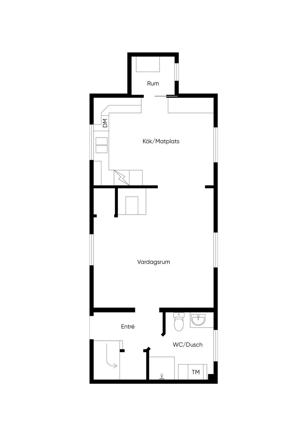Planlösning - Entréplan 