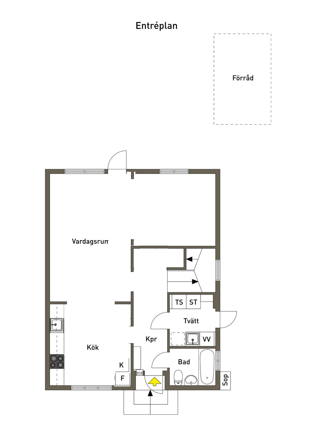 Alternativ planlösning