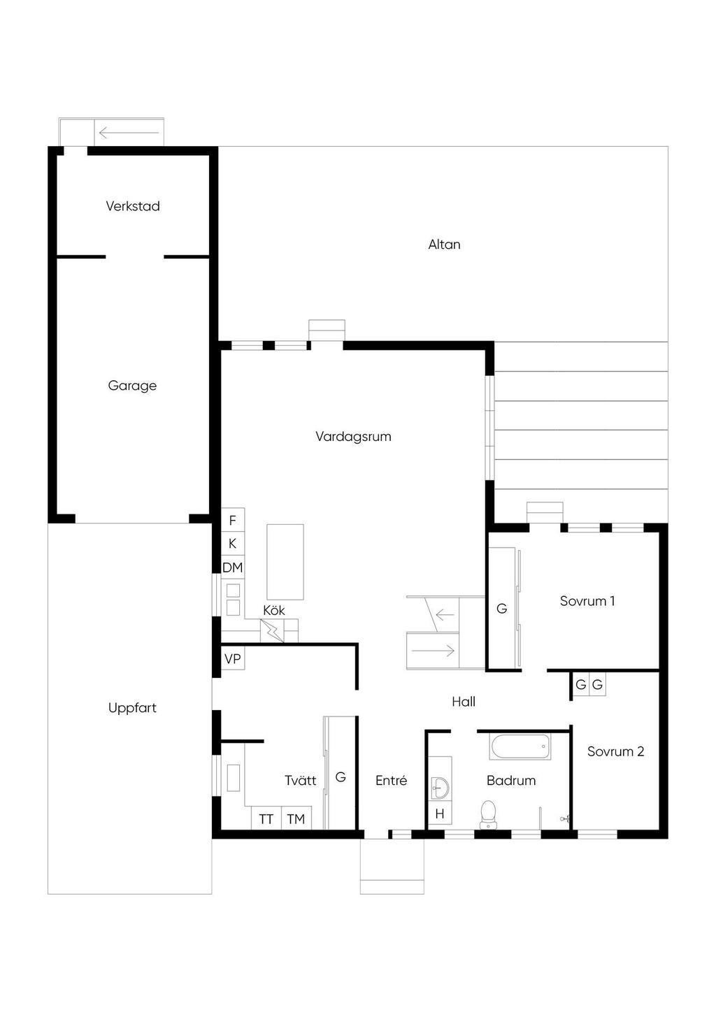 Planlösning entréplan