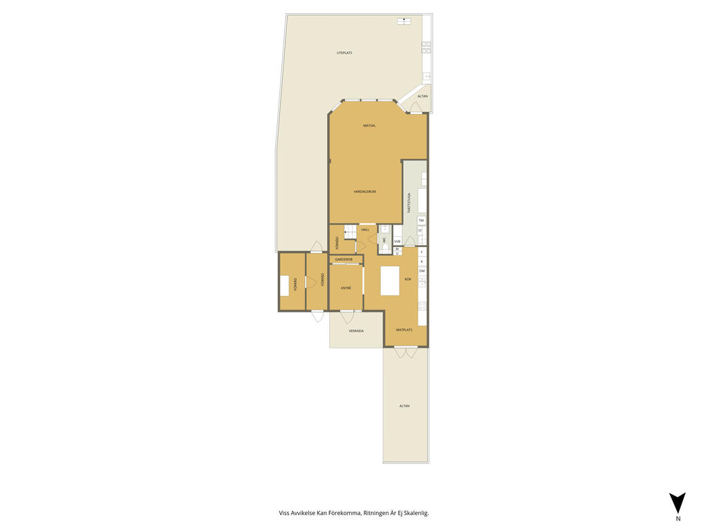 Planlösning entréplan