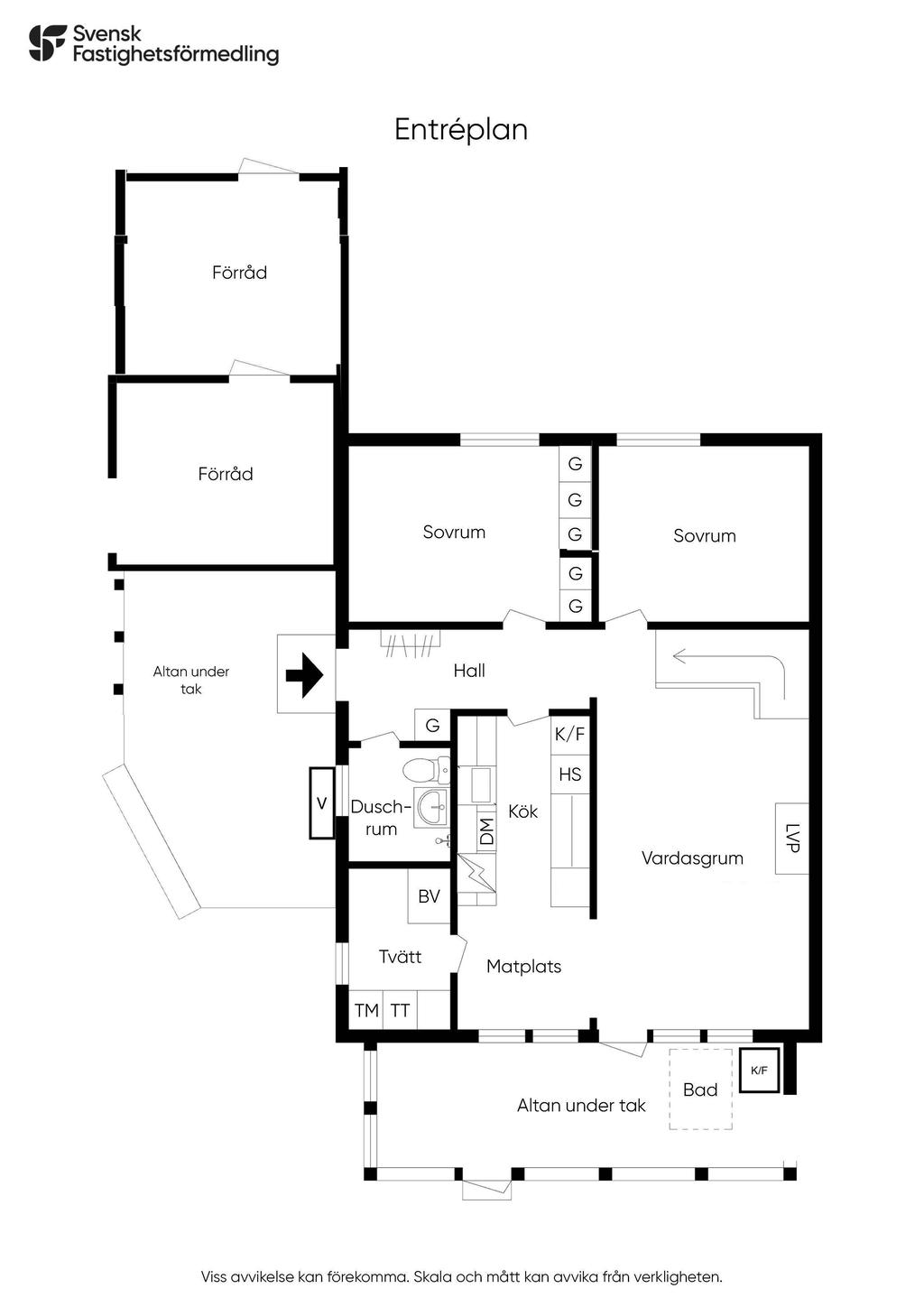 Planlösning - Entréplan