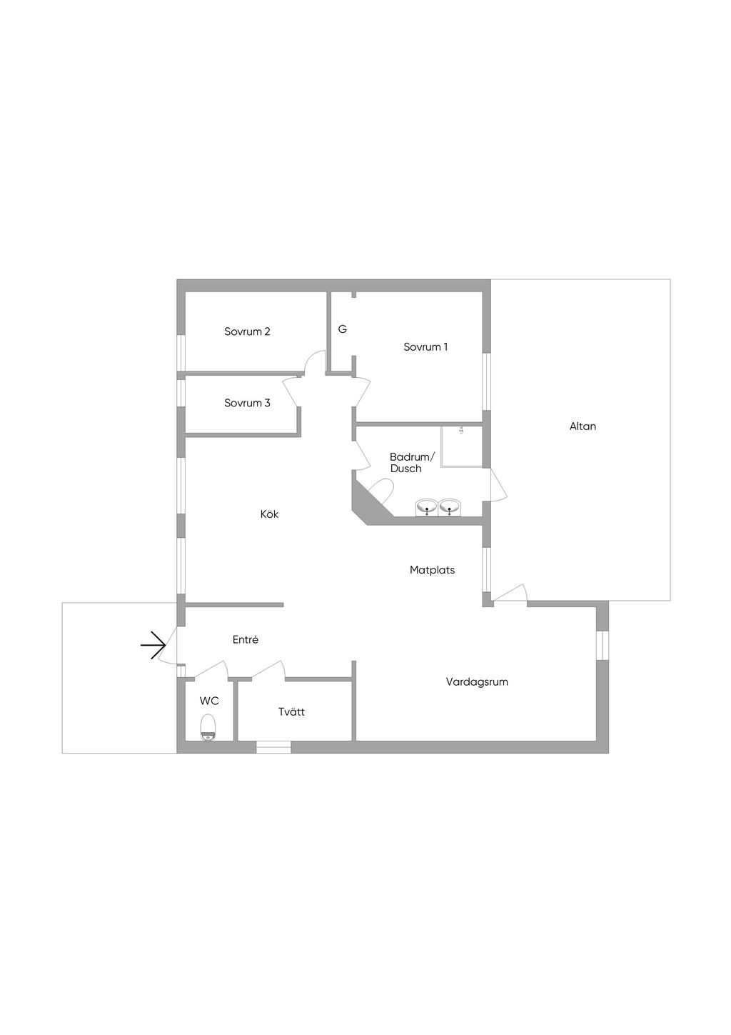 Alternativ planlösning