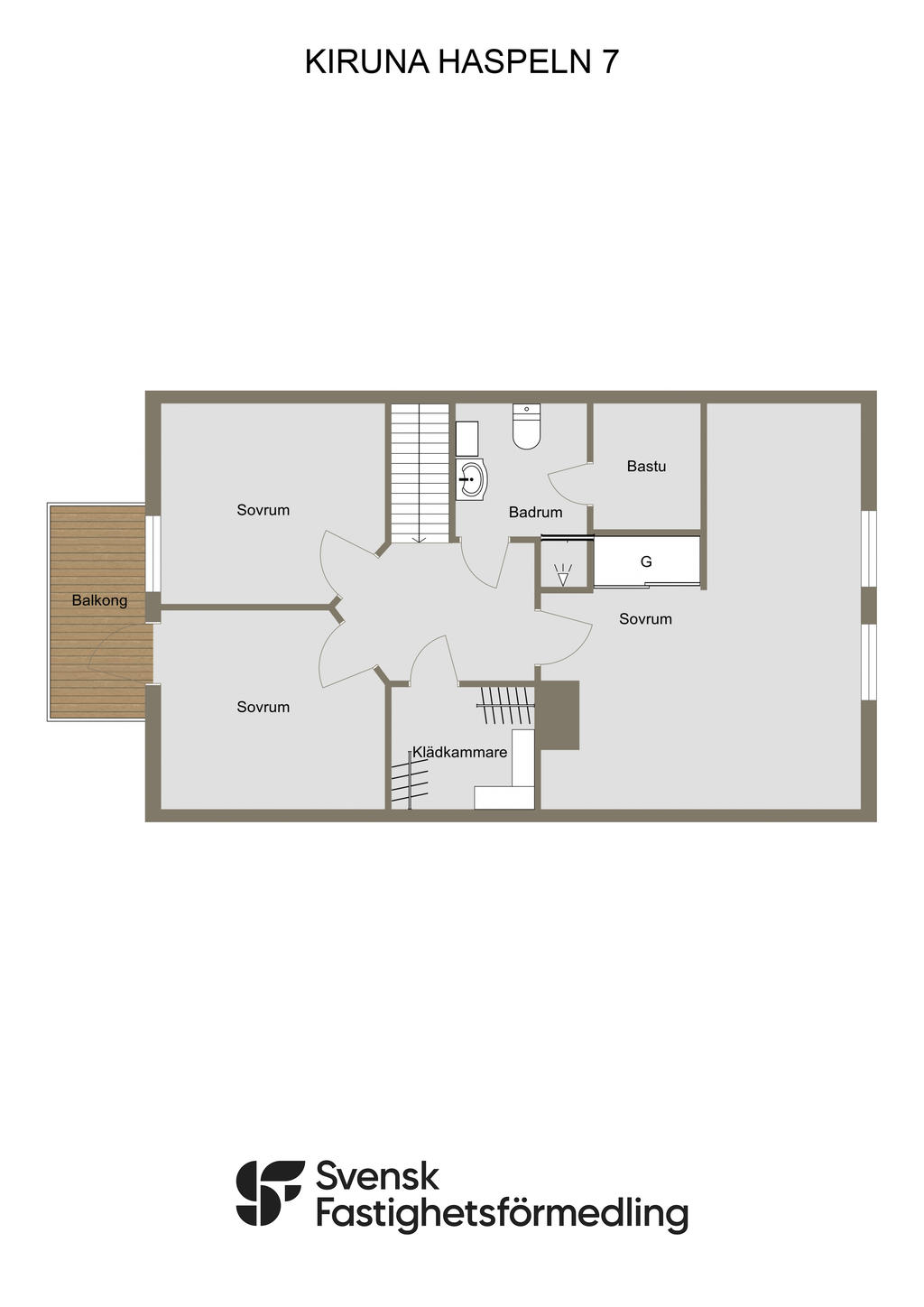 Planlösning övre plan 