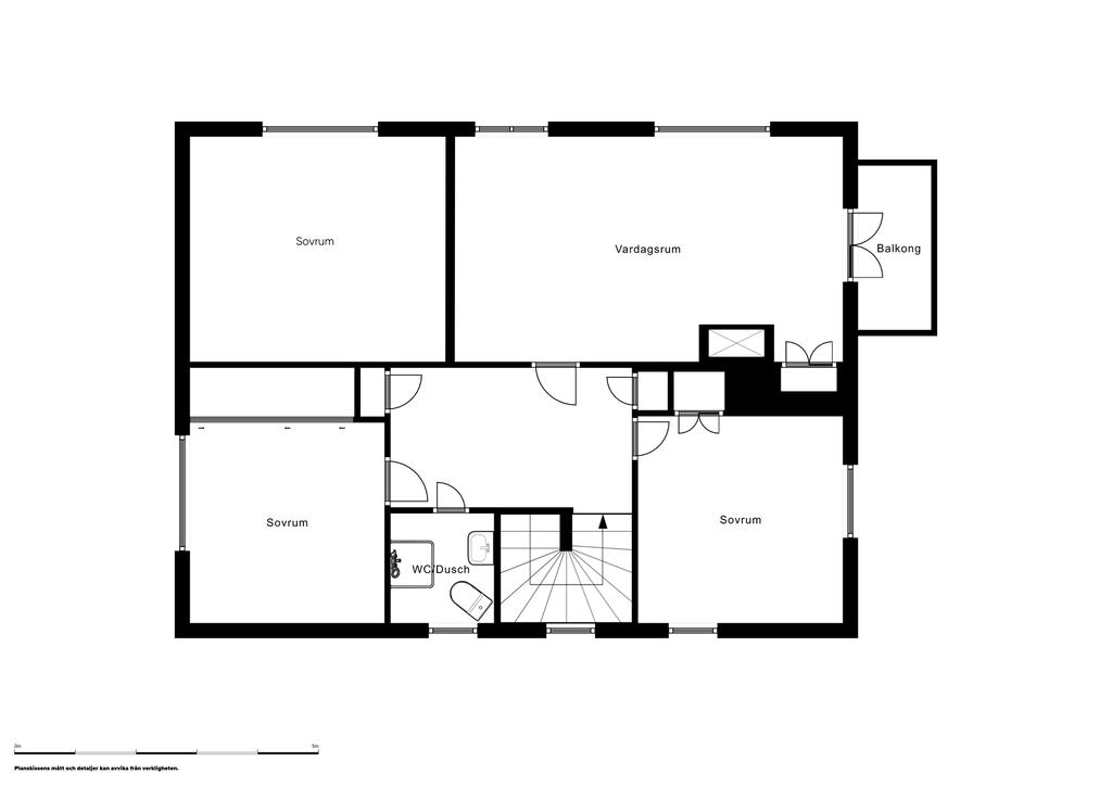 Planlösning övre plan