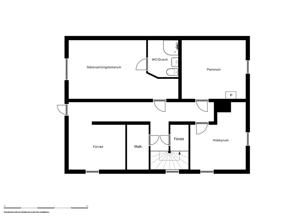 Planlösning källarplan