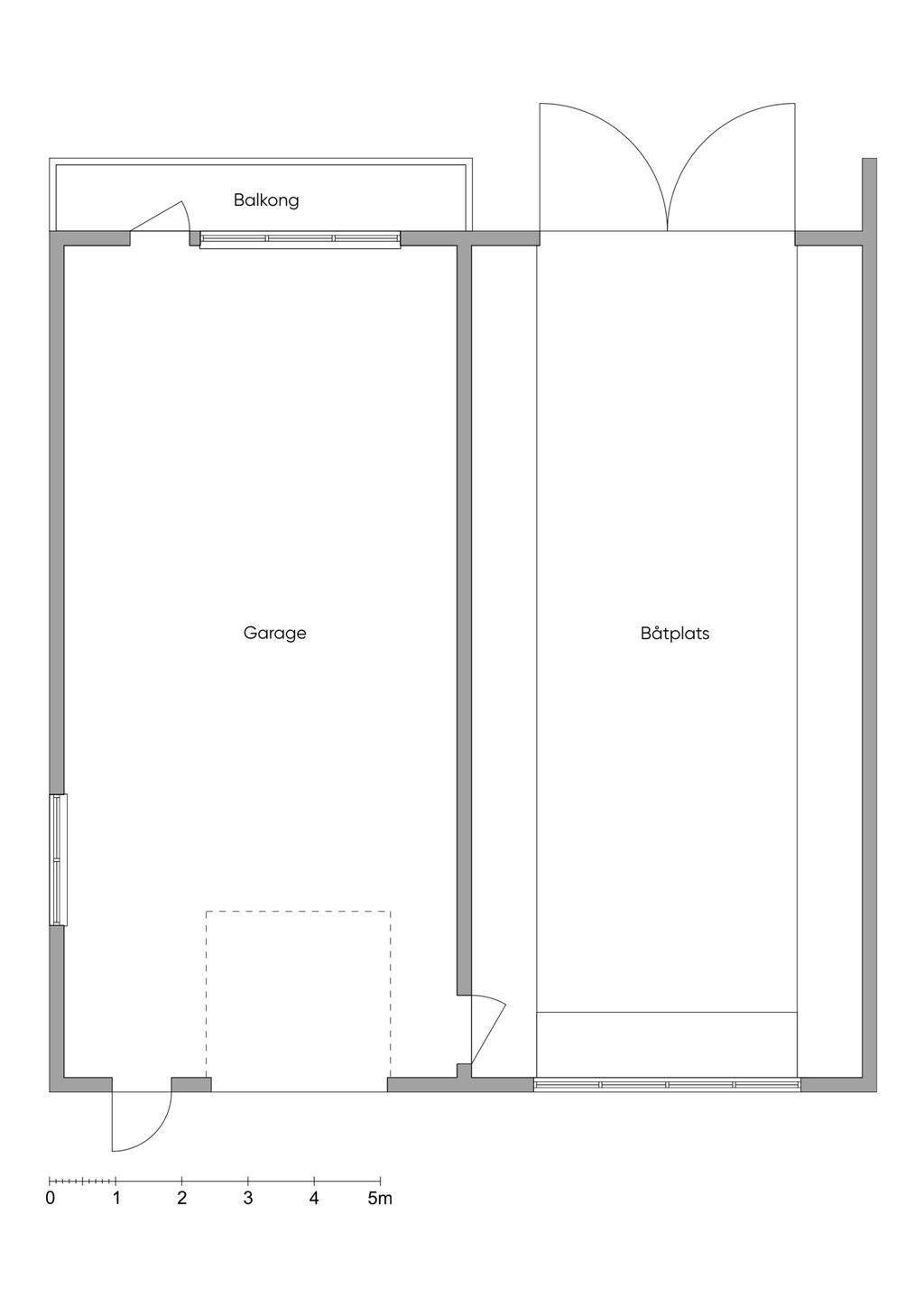 Garage/båthus