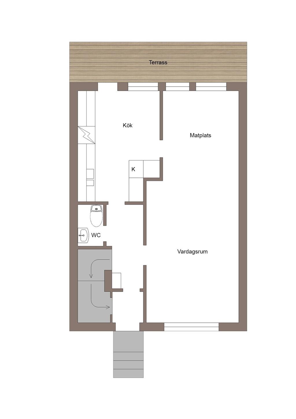 Planlösning entréplan