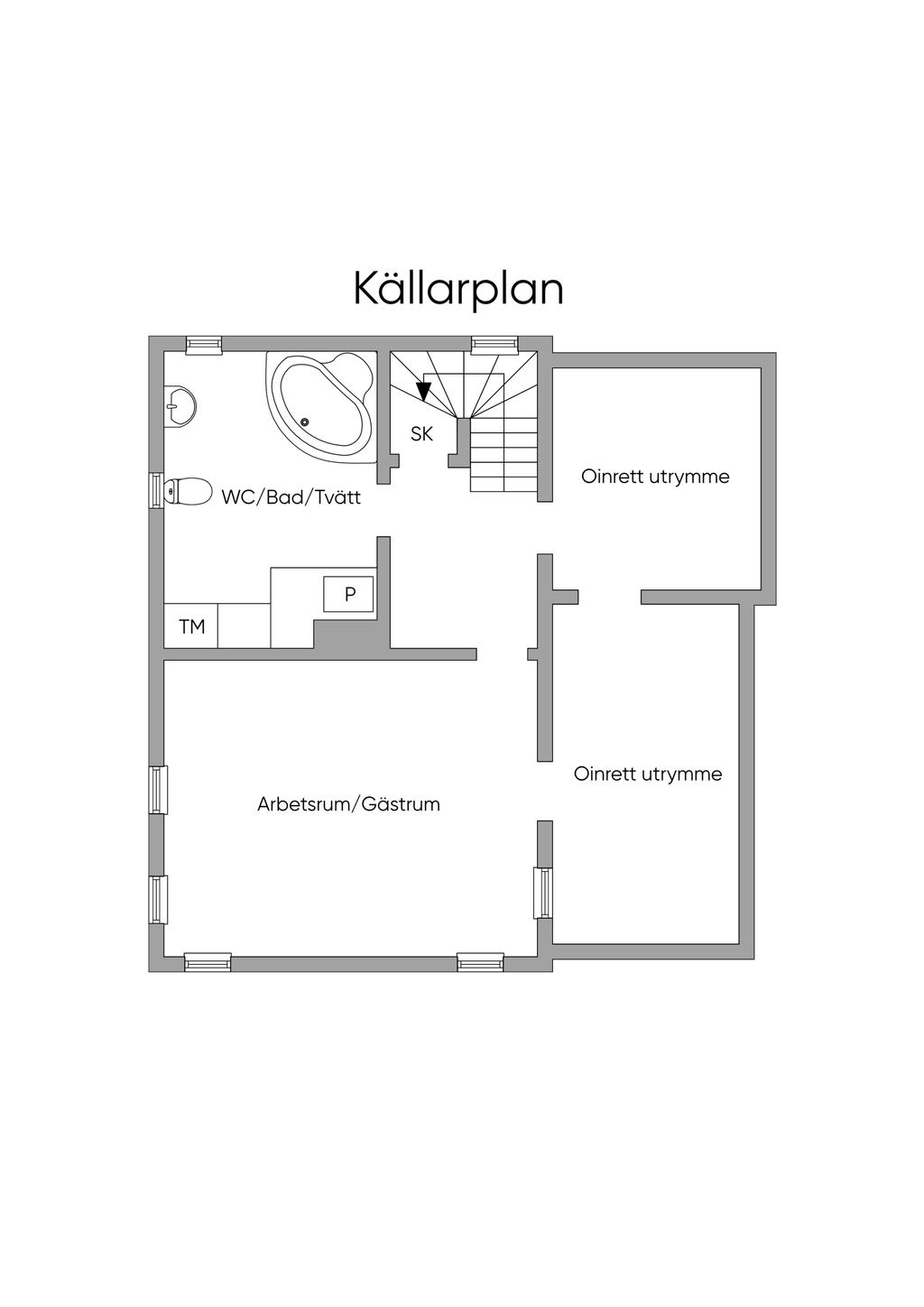 Källarplan