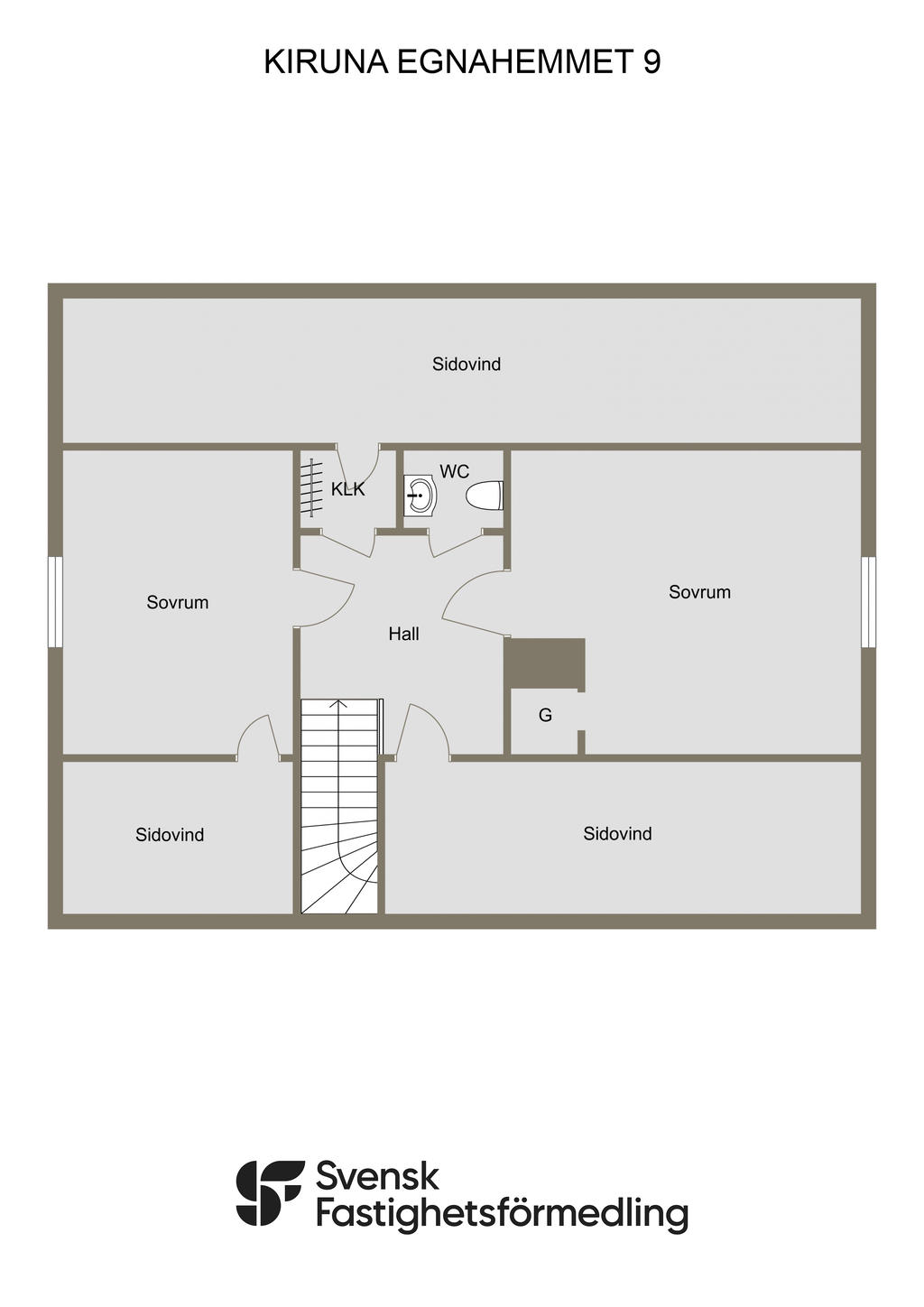 Planlösning övre plan