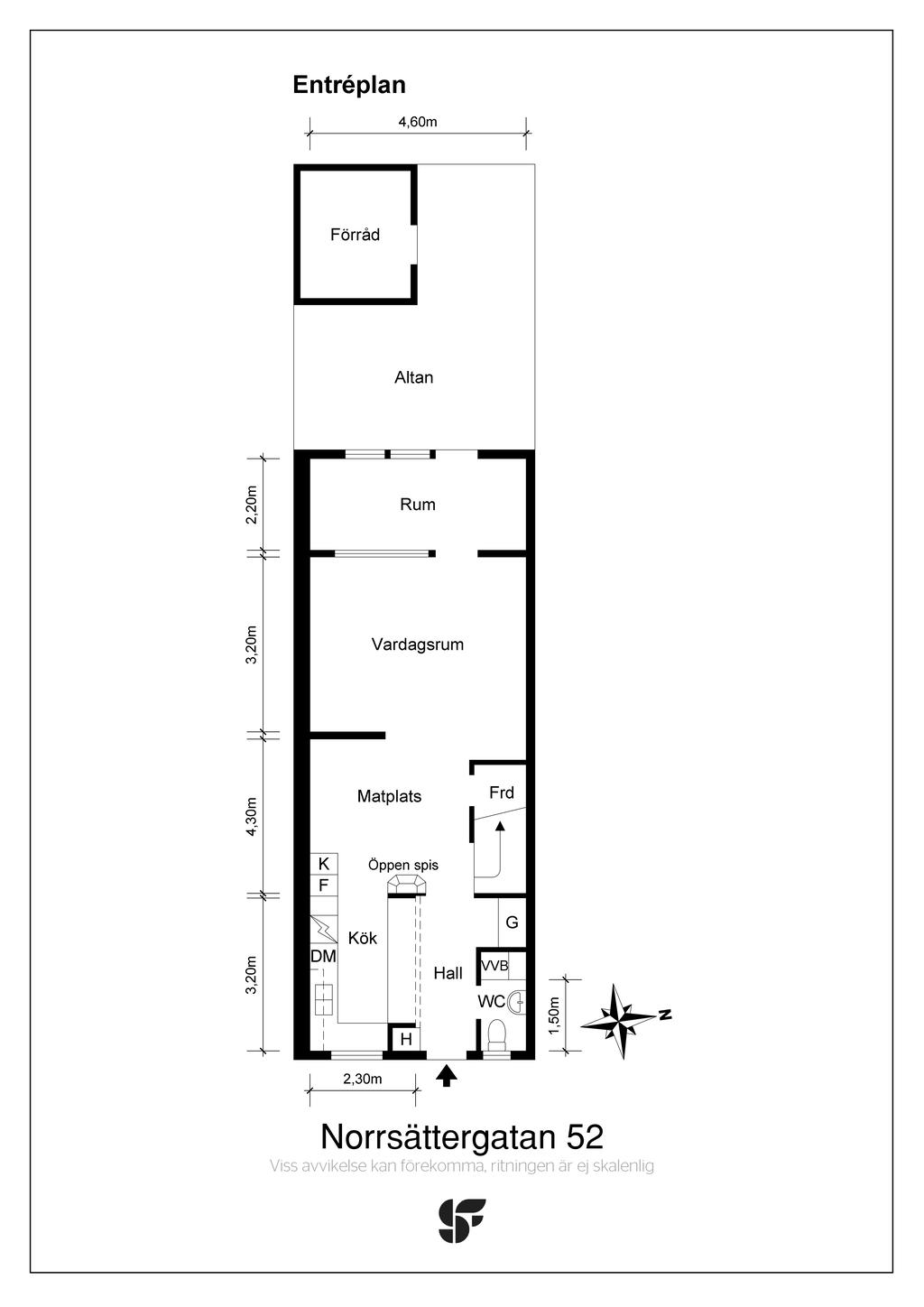 Planritning entréplan