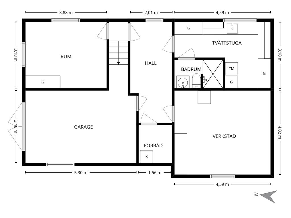 Källarplan