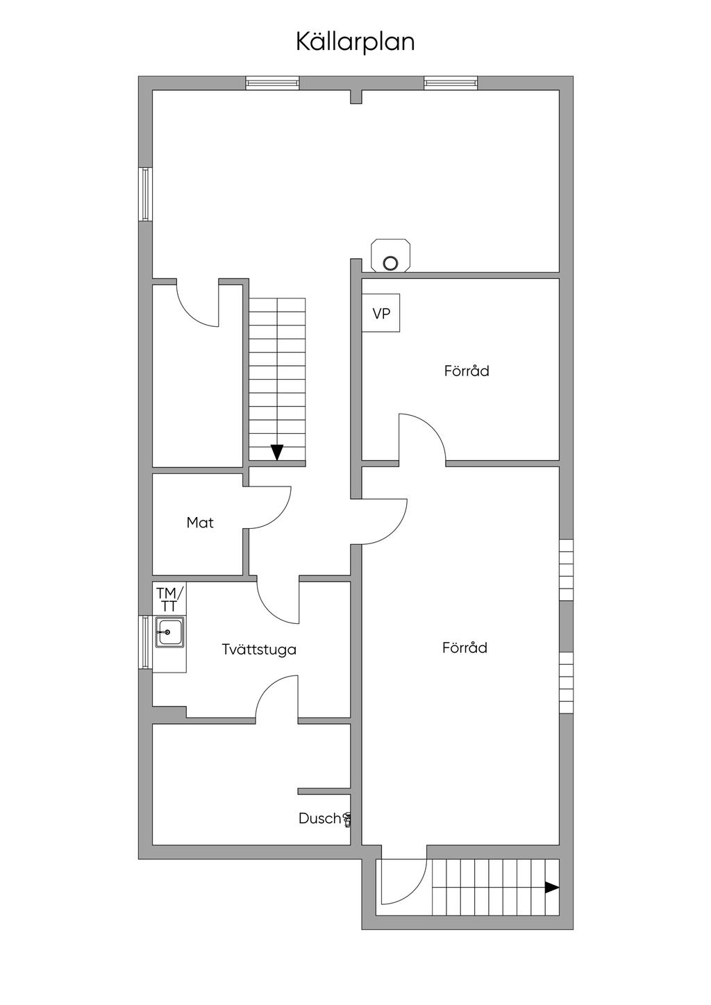 Källarplan 2D