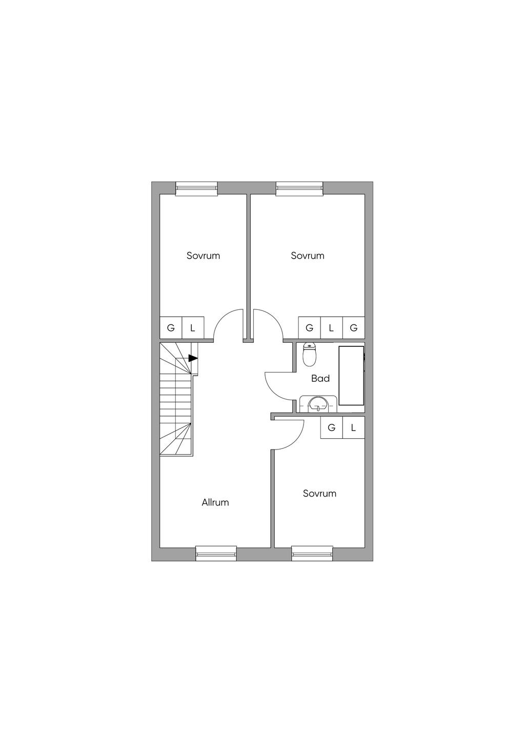 Övre plan