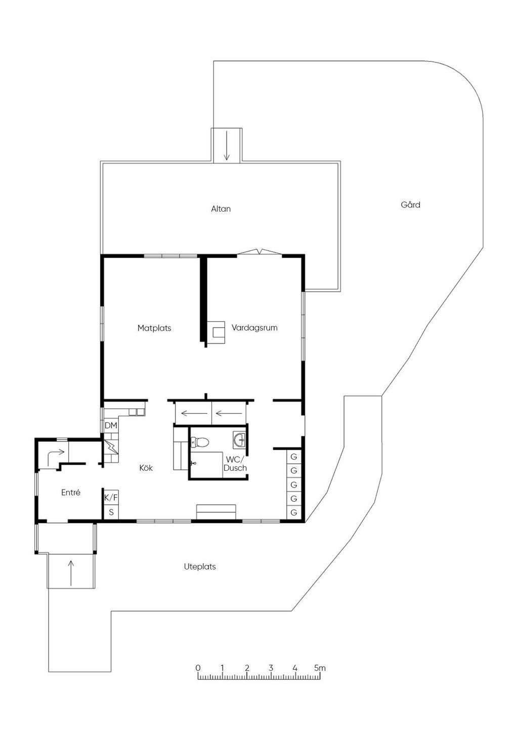 Planlösning entréplan