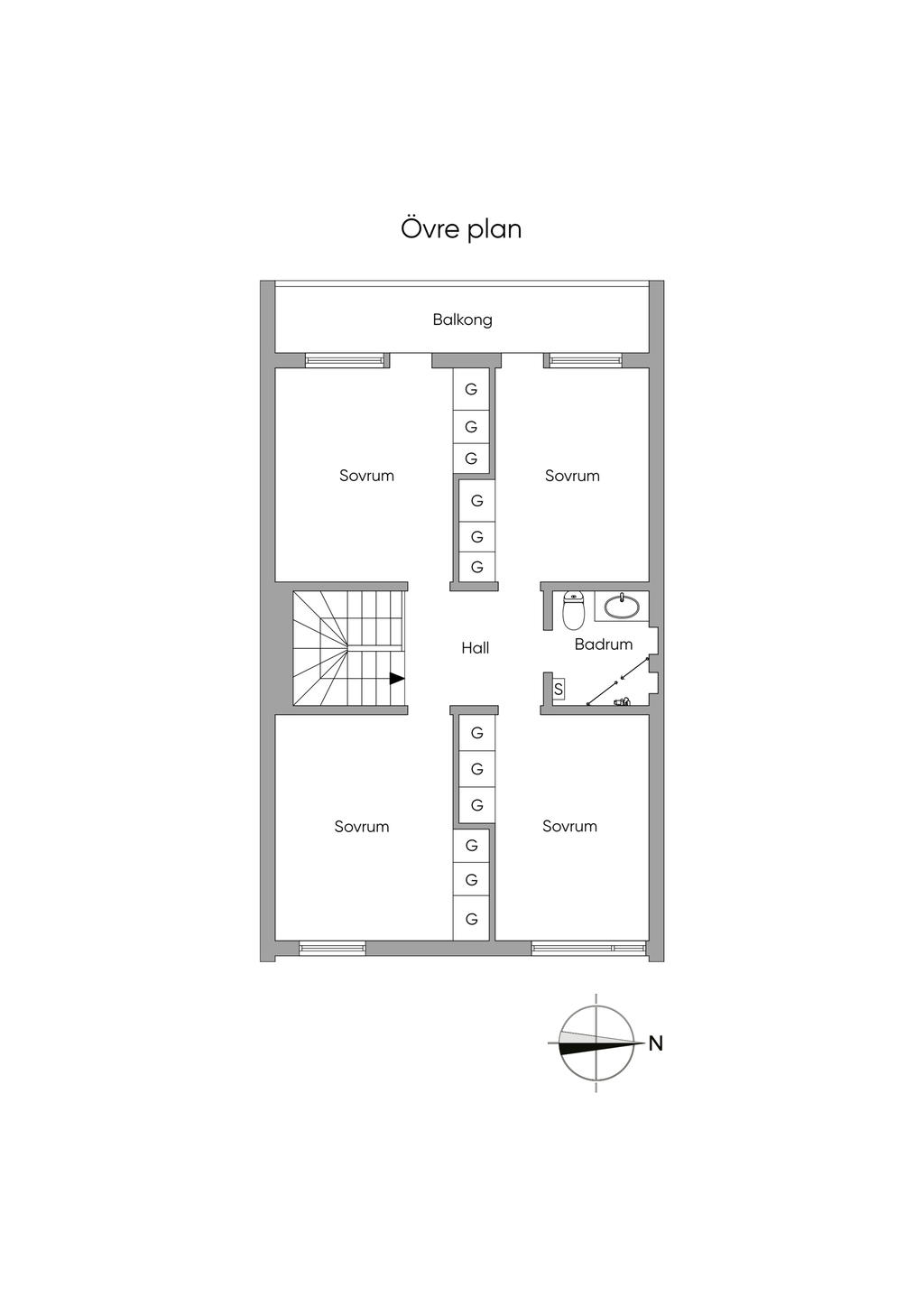 Övre Plan, 2D