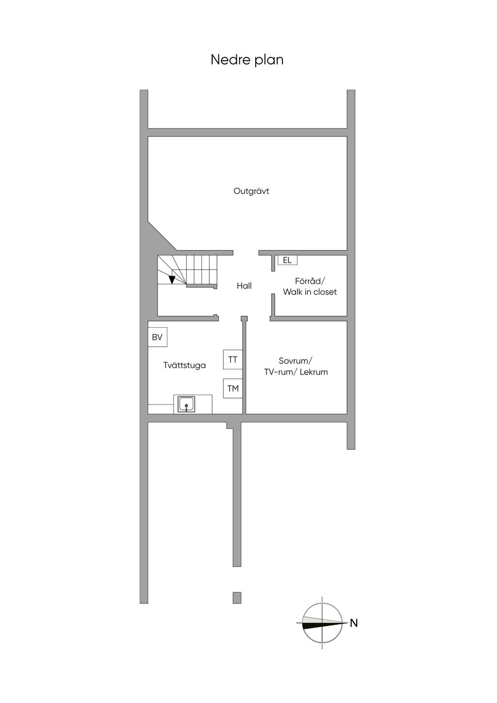 Nedre Plan, 2D