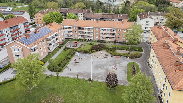 Välskött innergård