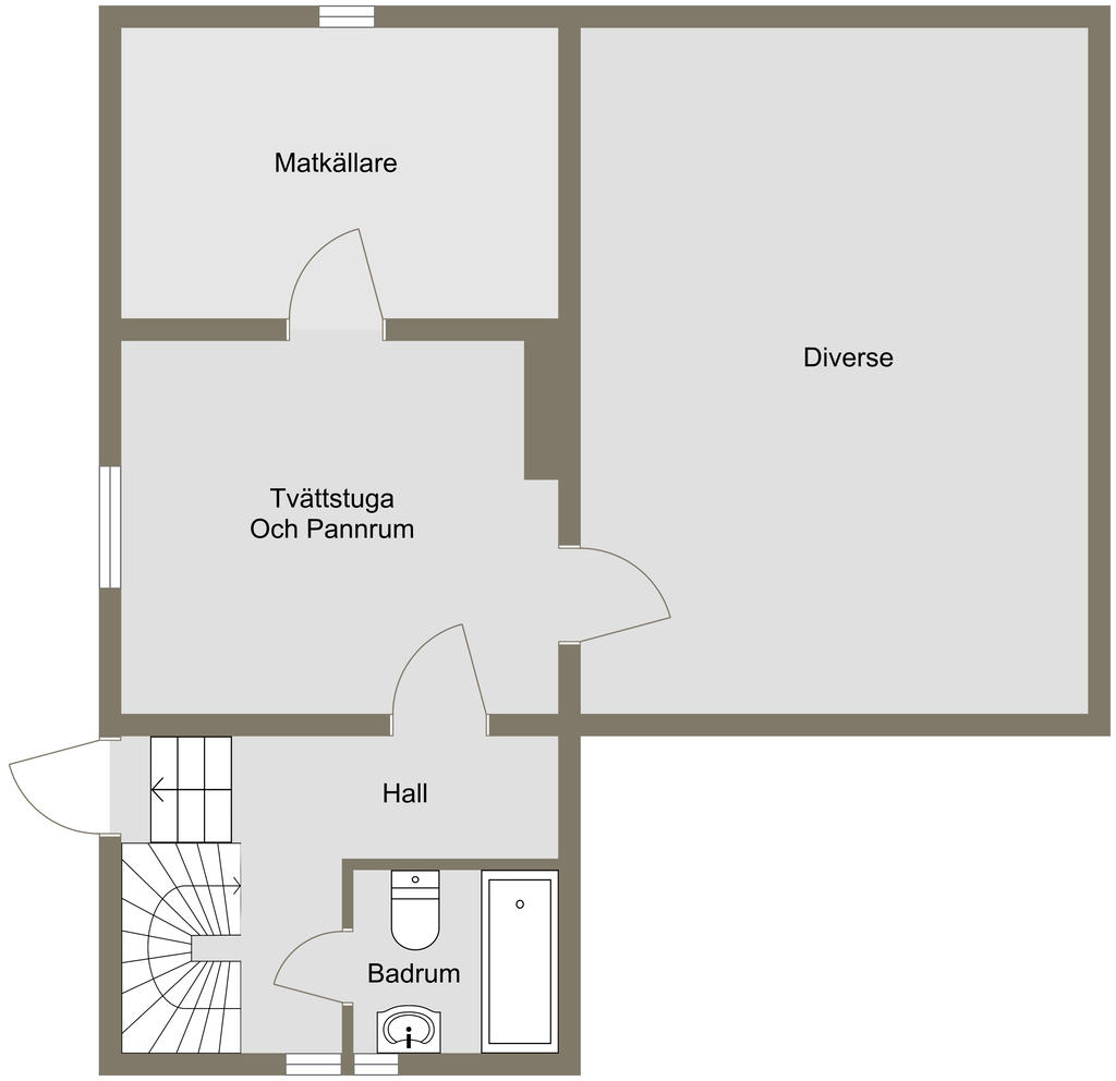 Planlösning Källarplan