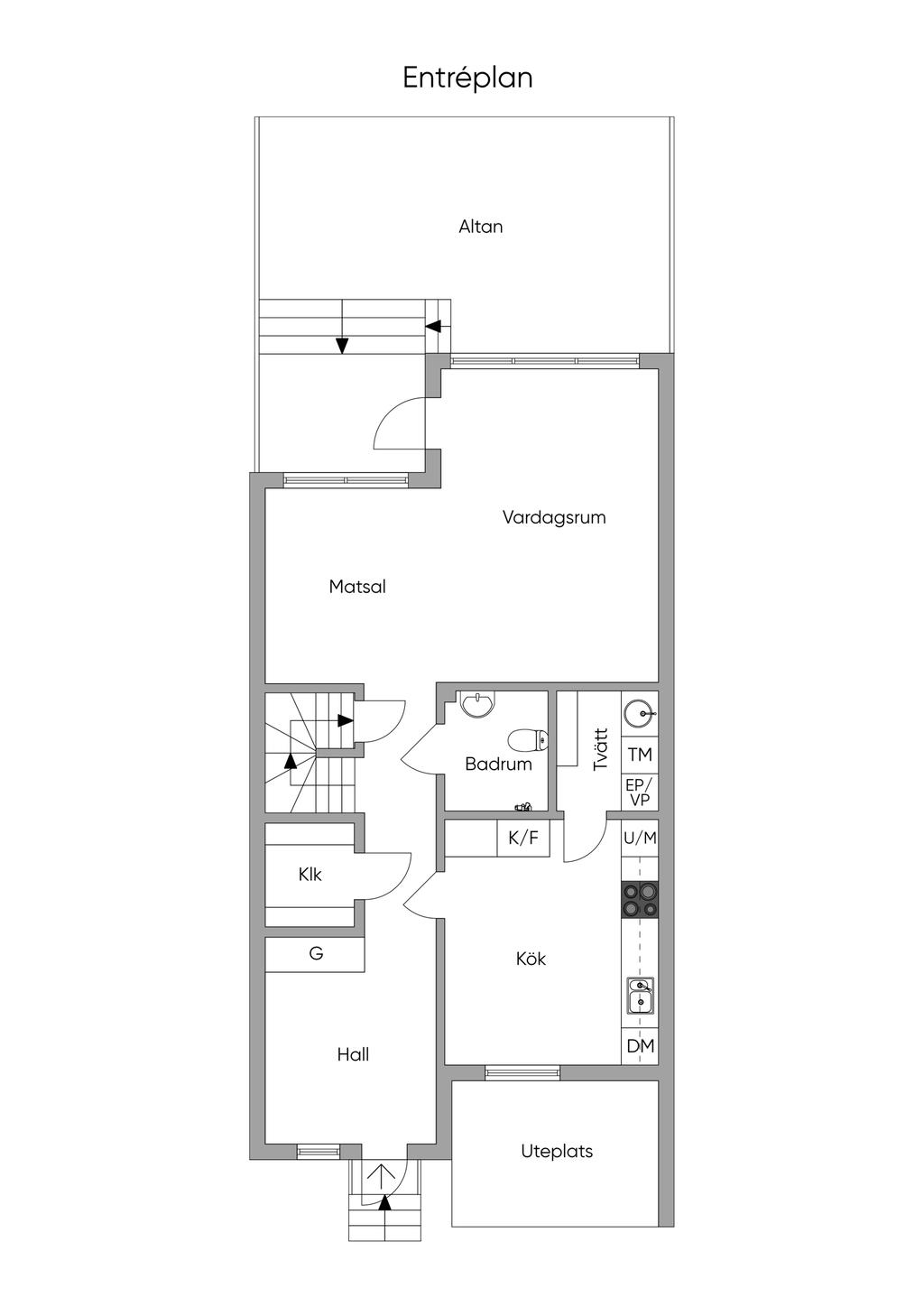 Planlösning Entréplan