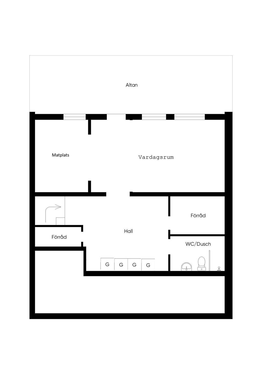 Suterrängplan 