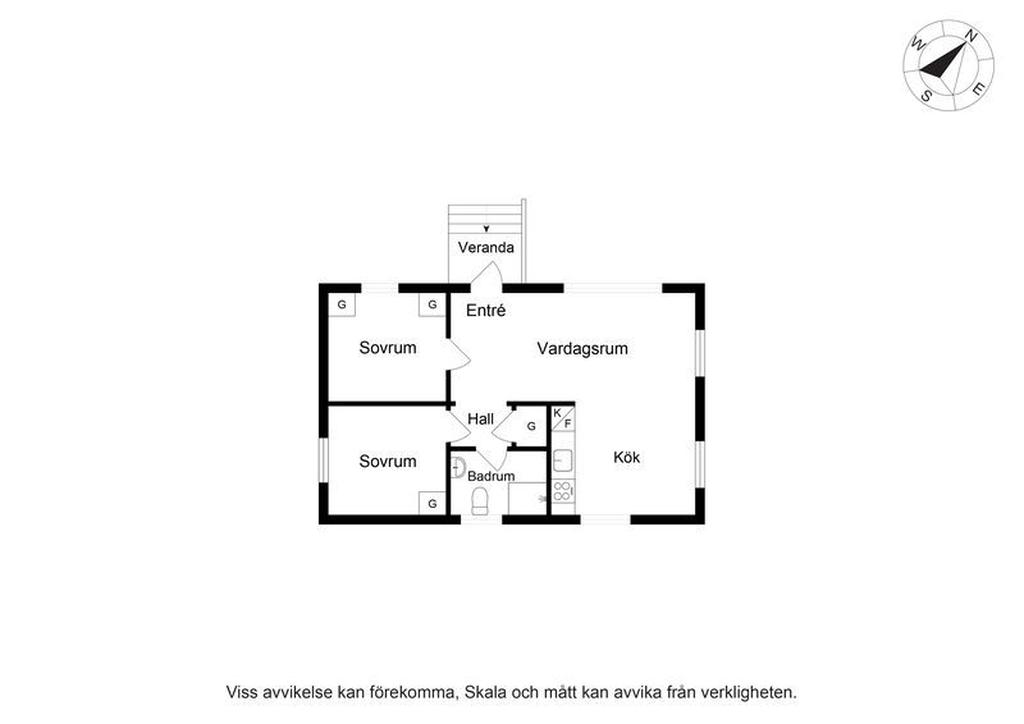 Planritning - större komplementhus