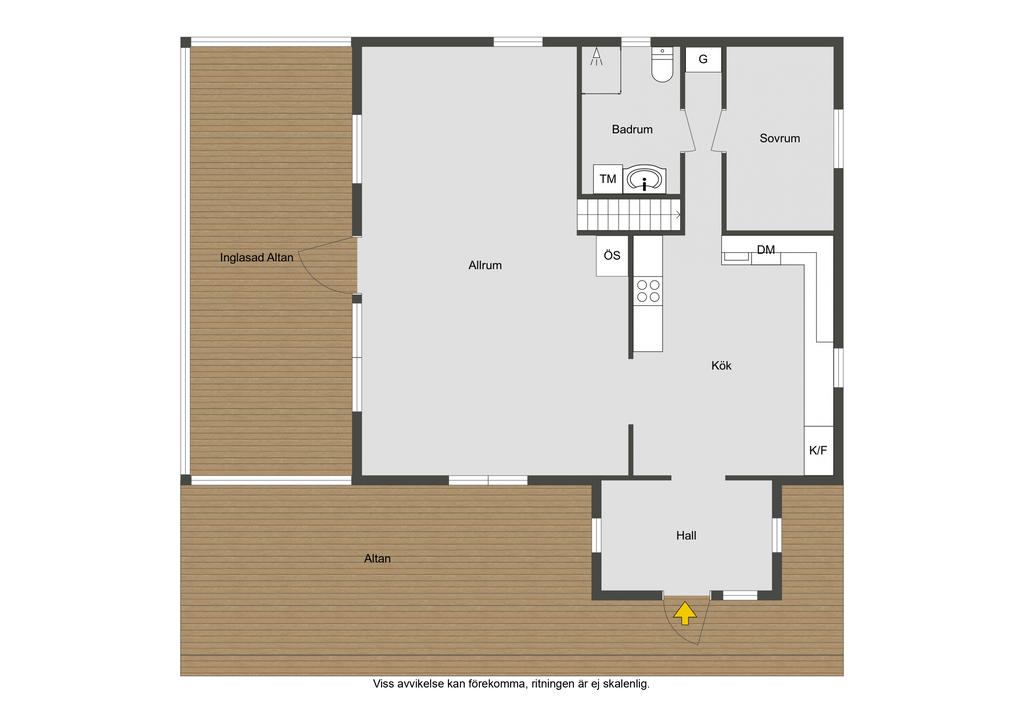 Planlösning entréplan
