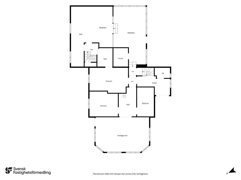 Planritning entréplan