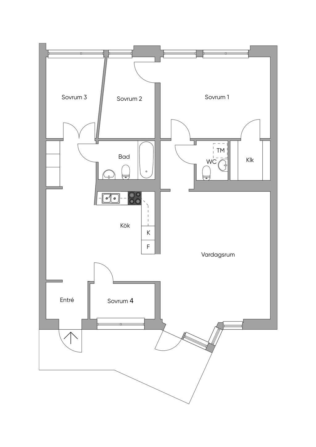 Alternativ planlösning
