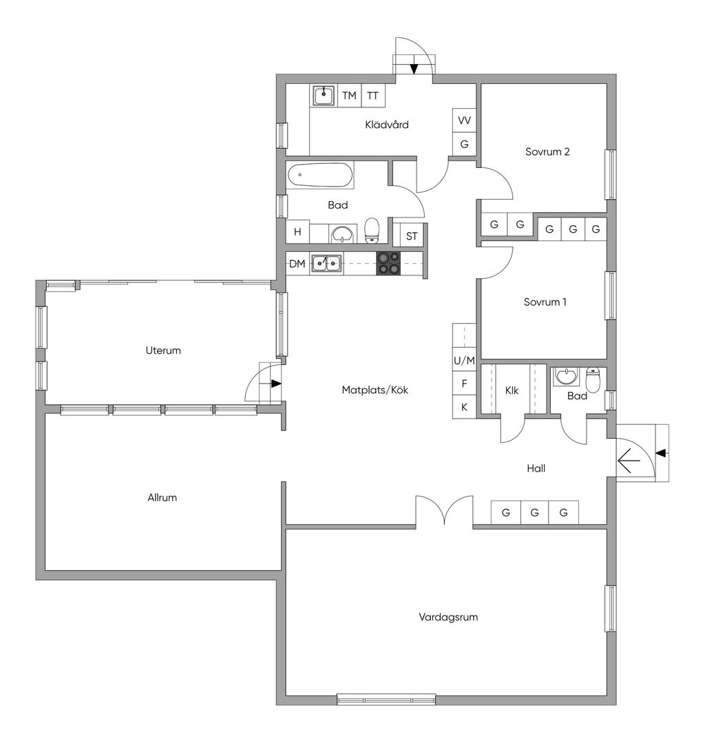 Planlösning 2D