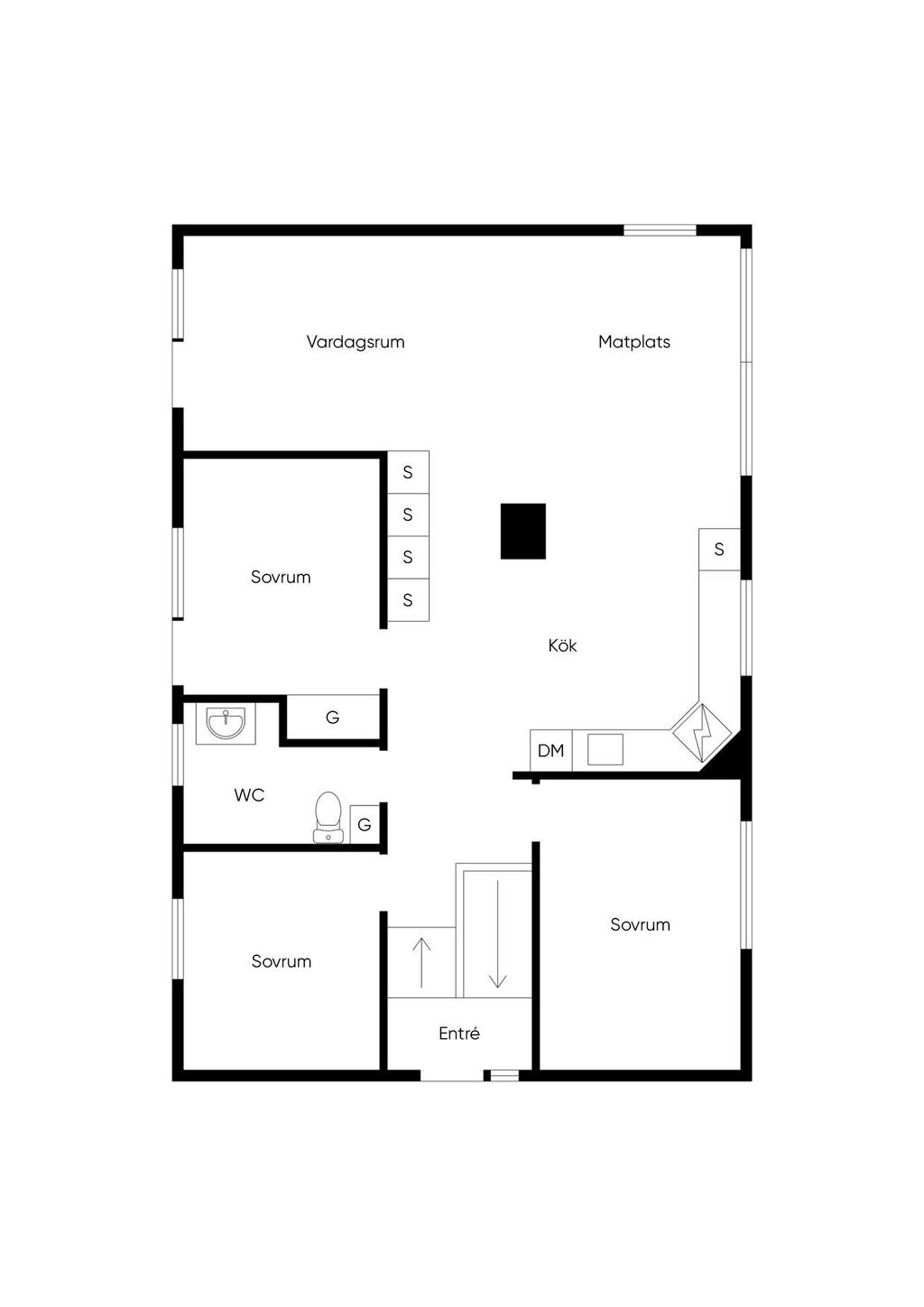Planlösning - Entréplan