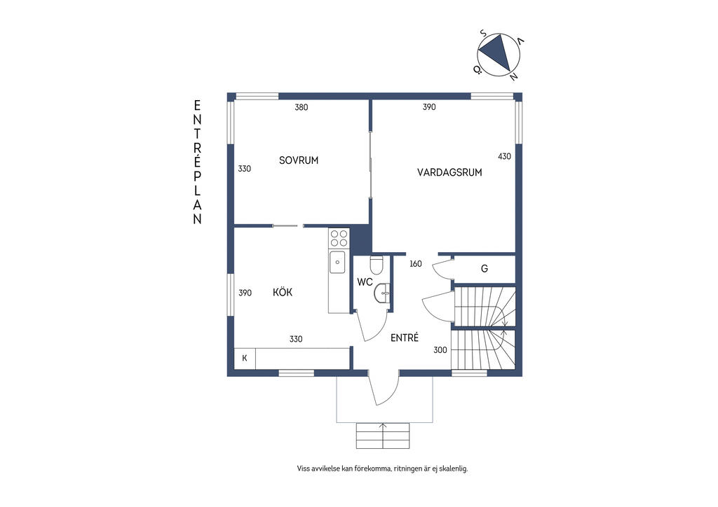 Planlösning, entréplan