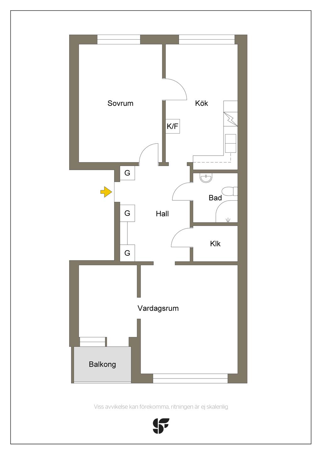 Alternativ planlösning 1