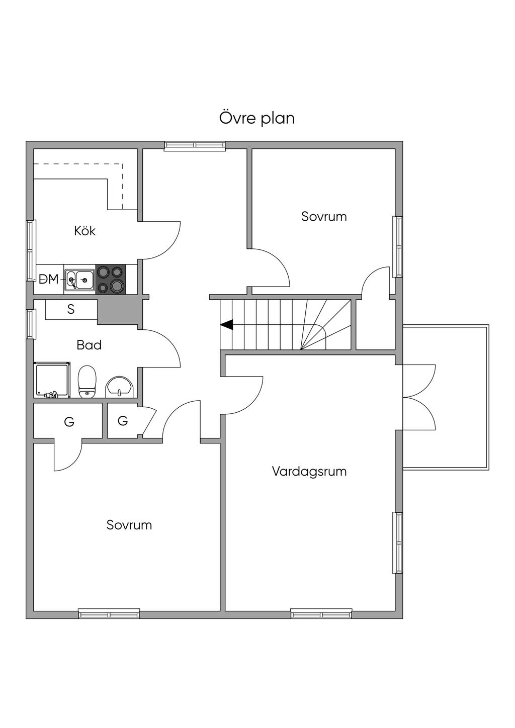 Övre plan
