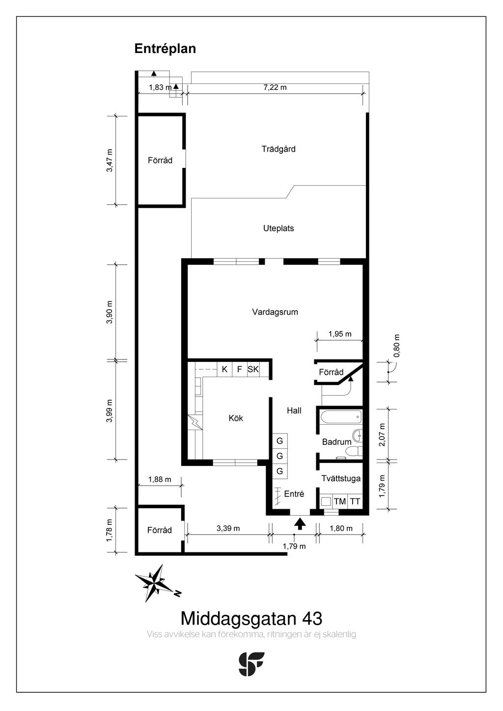 Planritning entréplan