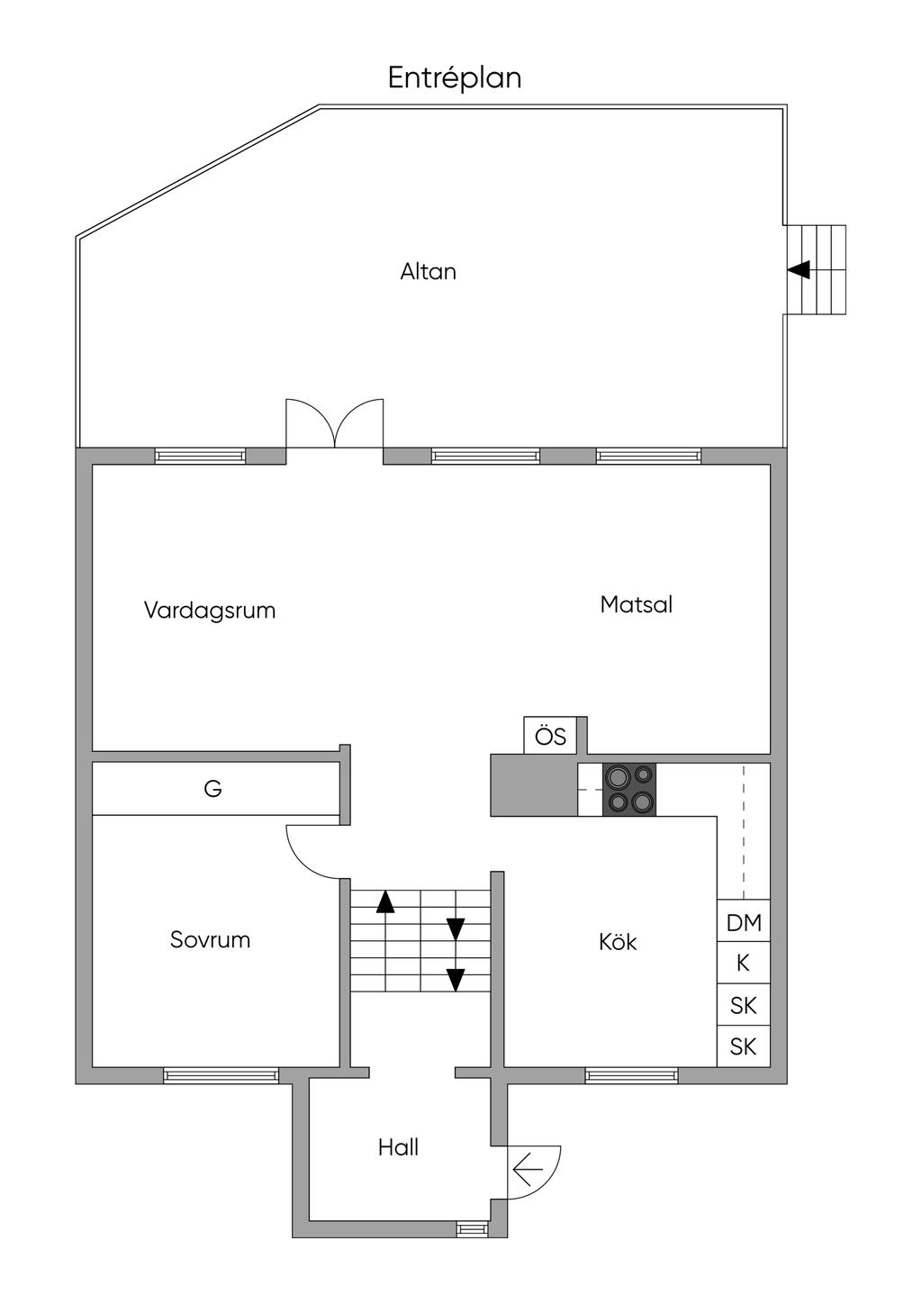 Planlösning Entréplan