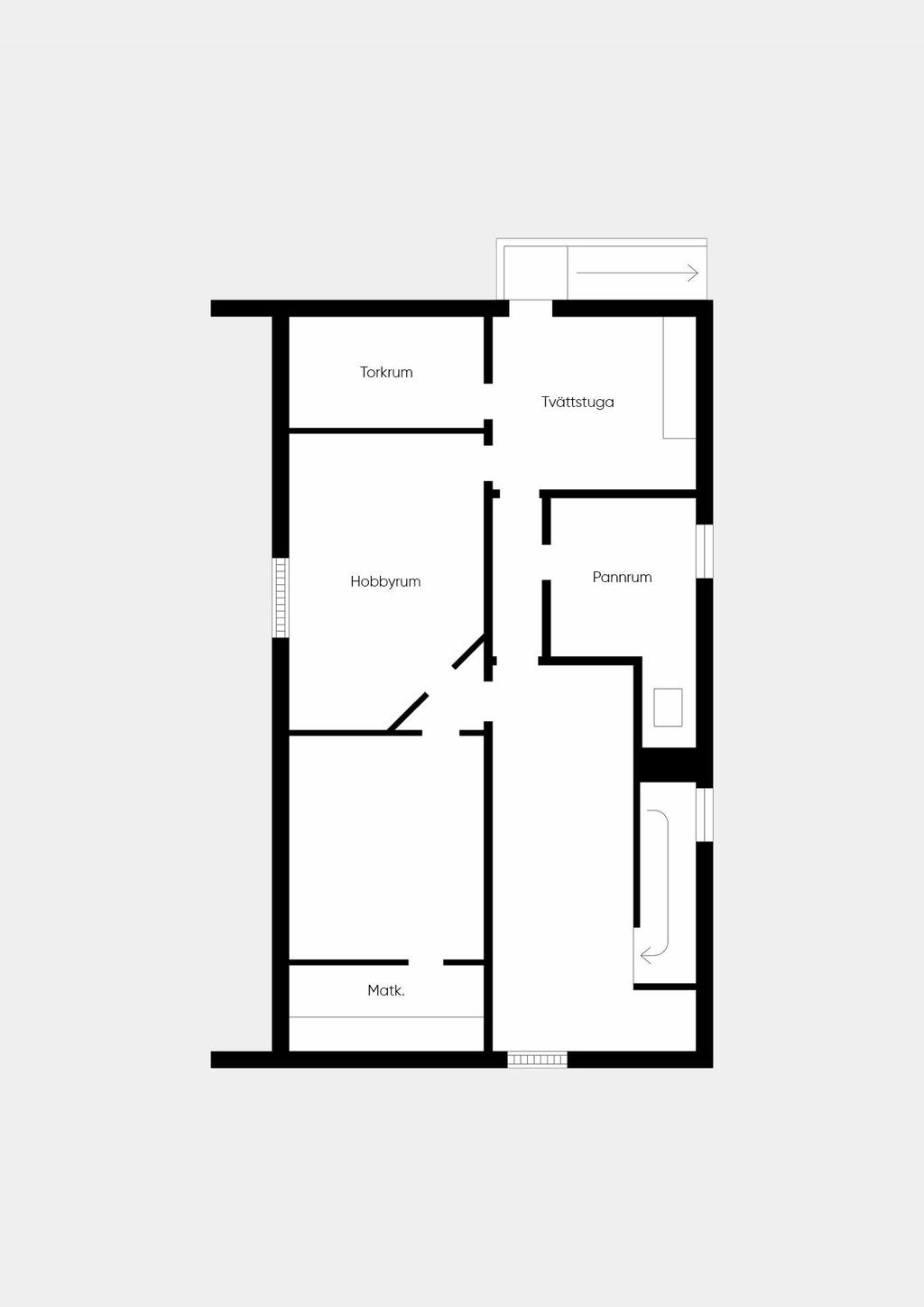 Planlösning källarplan