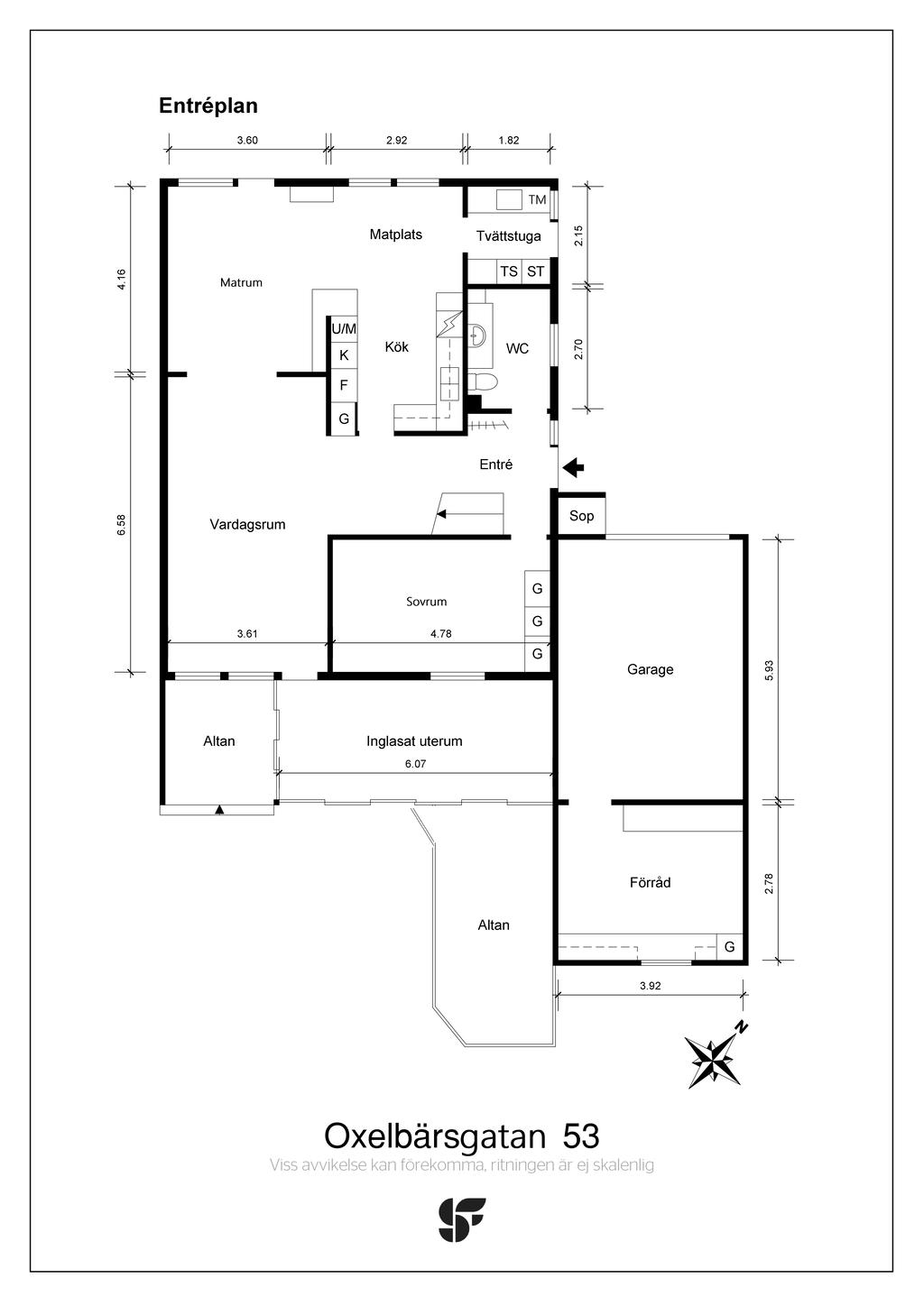 Planritning entréplan