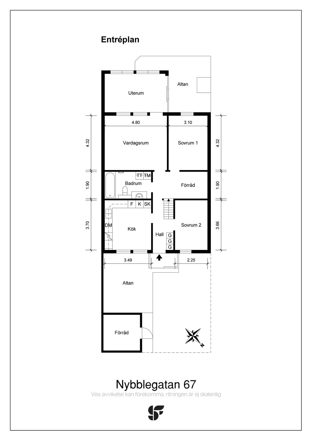 Planritning entréplan